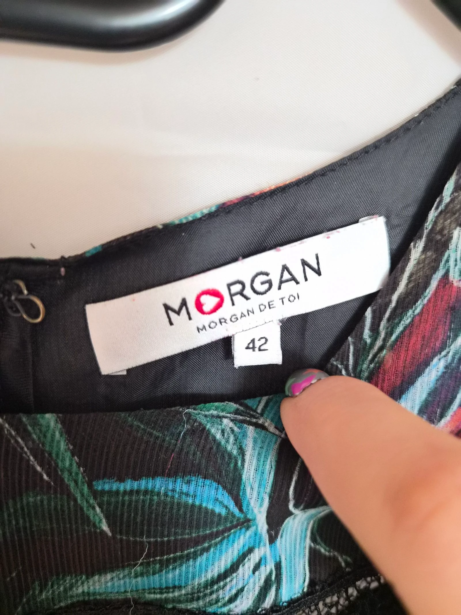 Beautiful tropical Morgan dress size 42/XL – photo 3